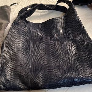 Authentic Byron NYC snakeskin bag
